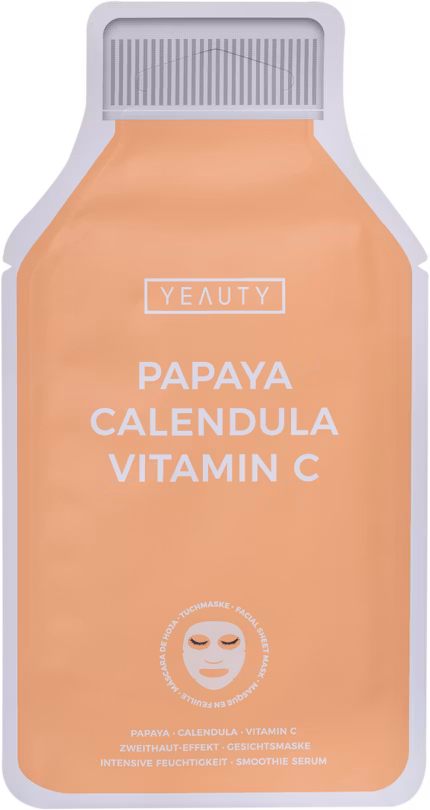 Vorderseite Produkt Gesichtsmaske PAPAYA, CALENDULA, VITAMIN C
