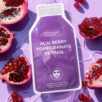Stimmungsbild Produkt Tuchmaske ACAI BERRY, POMEGRANATE, RETINOL