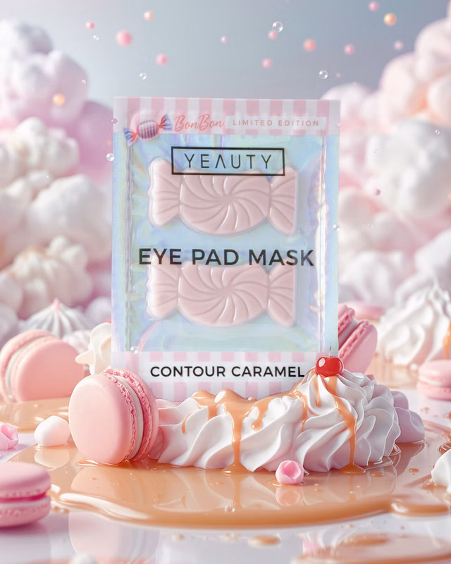 Stimmungsbild Augenpads CONTOUR CARAMEL Limited Edition