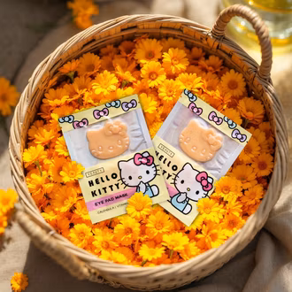 Stimmungsbild Hello Kitty Augenpads Calendula & Vitamin C