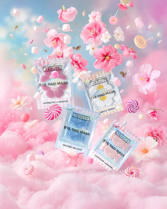 Stimmungsbild Augenpads HYPNOTIC HIBISCUS Limited Edition