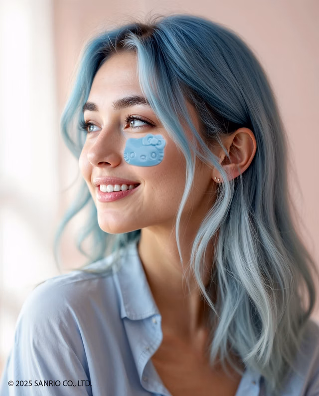 Mood image for Hello Kitty Aloe Vera & Coenzyme Q10 eye pad mask