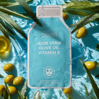 Stimmungsbild Produkt Tuchmaske Aloe Vera, Olive Oil, Vitamin E