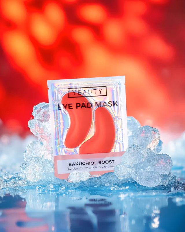 Stimmungsbild Produkt Augenpads BAKUCHIOL BOOST