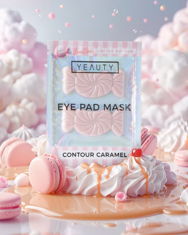 Stimmungsbild Augenpads CONTOUR CARAMEL Limited Edition