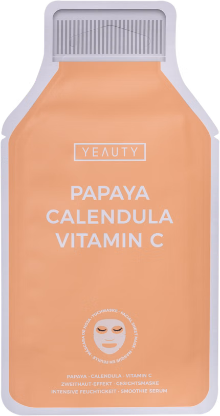 Vorderseite Produkt Gesichtsmaske PAPAYA, CALENDULA, VITAMIN C